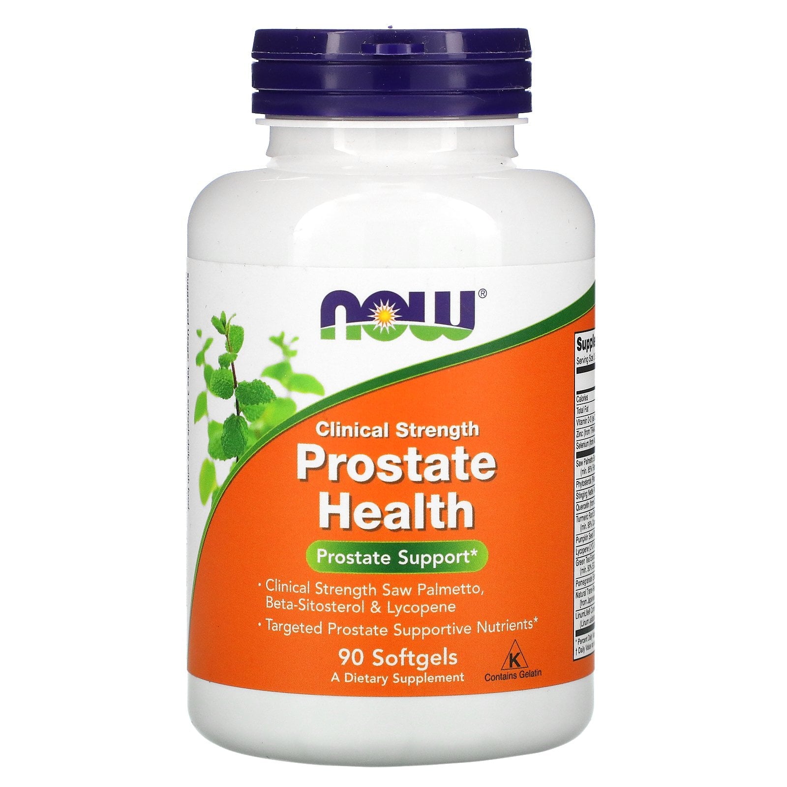 Prostate Health Clinical Strength By Now Foods - 90 Softgels