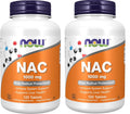 Now Foods Nac (N-Acetyl-Cysteine) 1,000 mg 120 Tab 2 Bottles