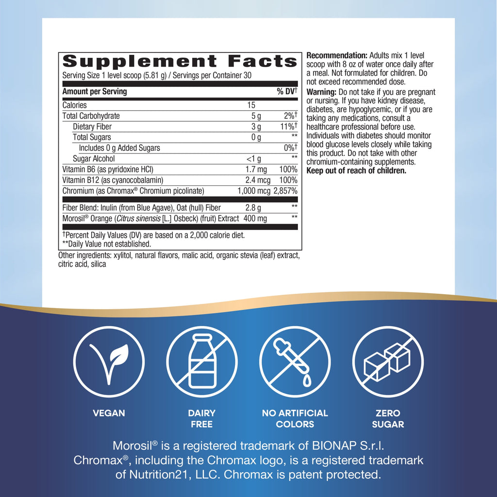 Nature's Way Weight Manager Drink Mix, Plant-Based Fiber, Mixed Fruit Flavored, Unisex, 6 oz.