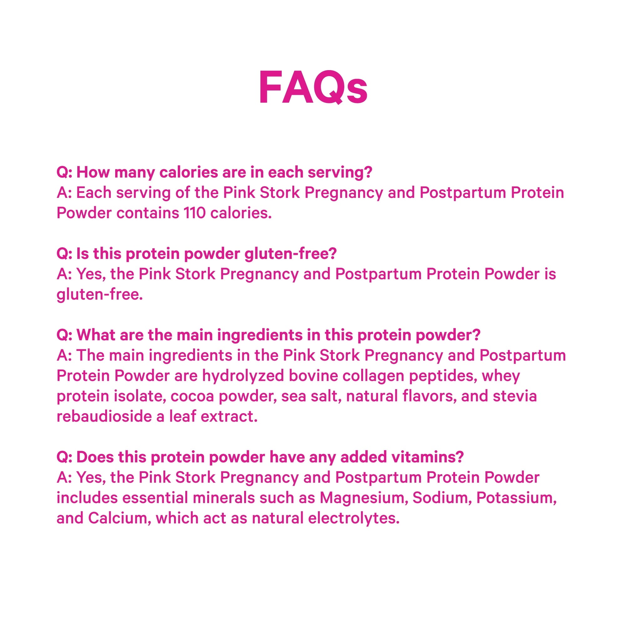 Pink Stork Pregnancy + Nursing Protein Powder, Chocolate, 15 Servings
