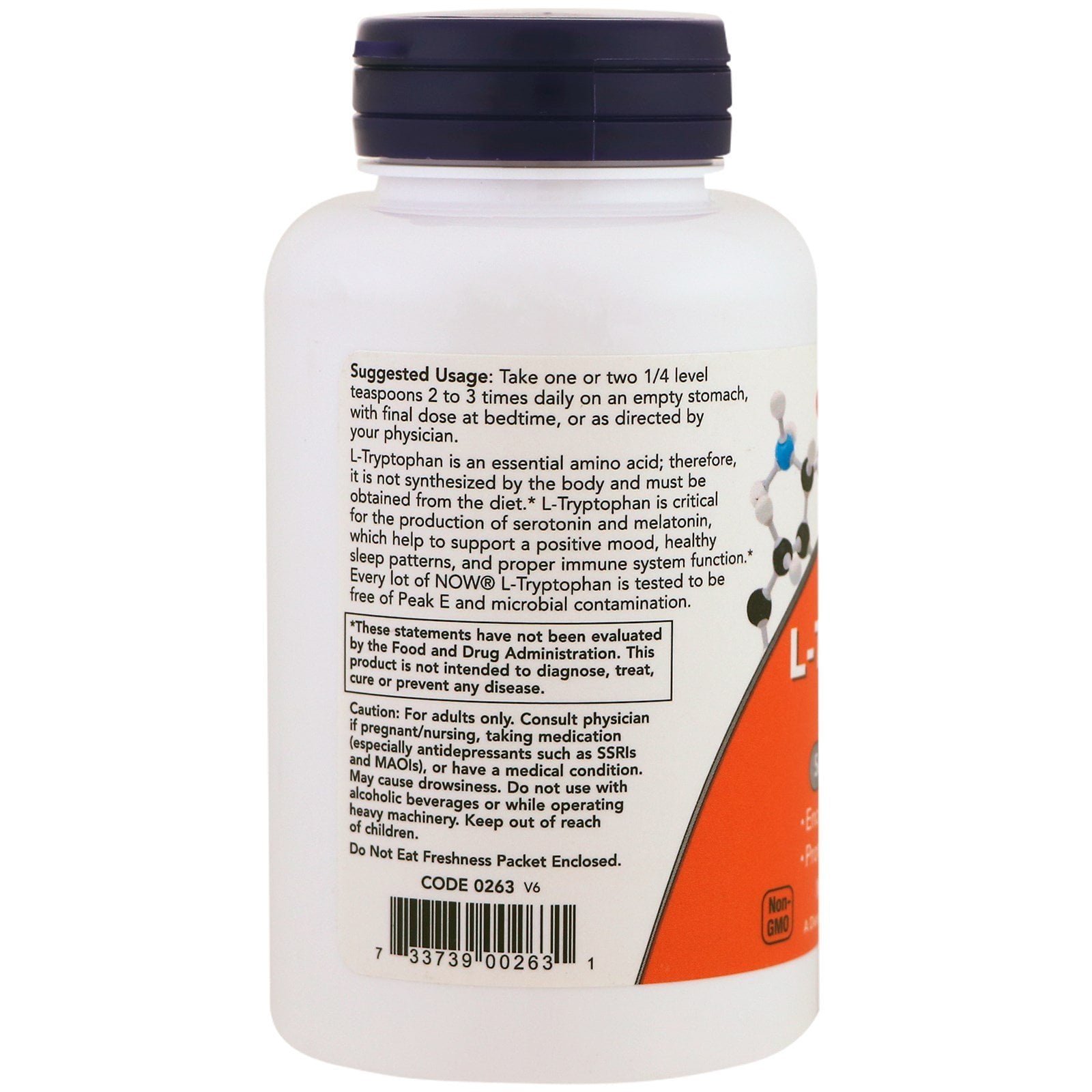 Now Foods L-Tryptophan 2 oz Powder