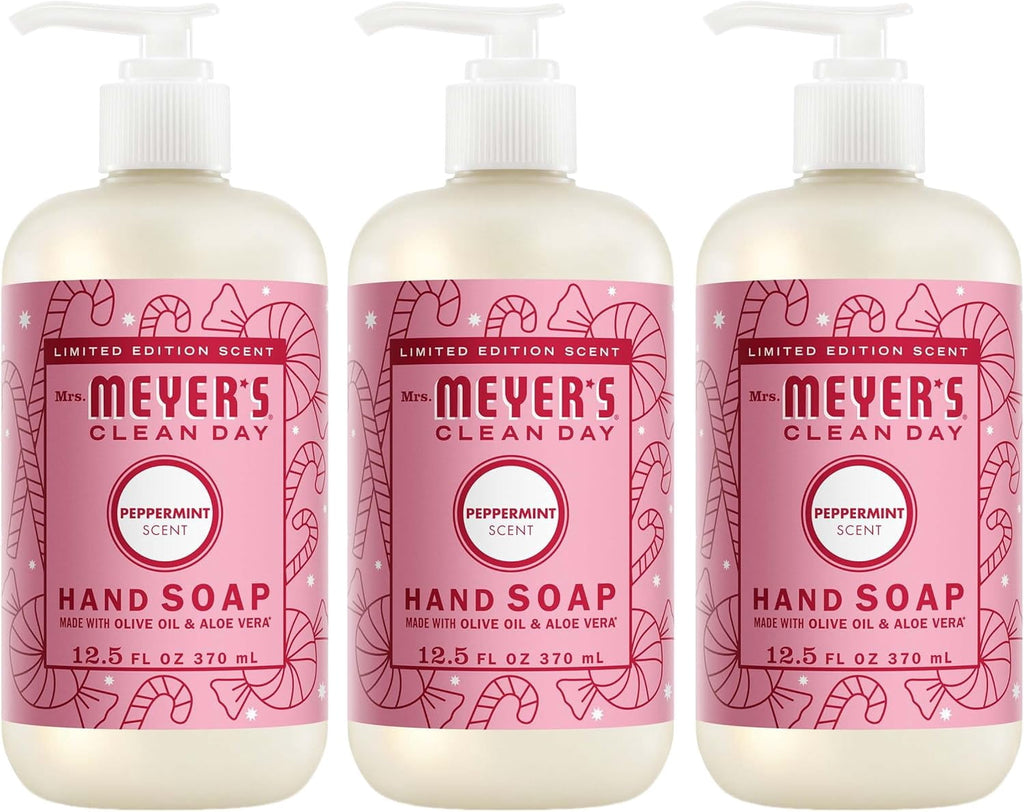 Mrs. Meyer's Clean Day Liquid Hand Soap, Peppermint, 12.5 oz