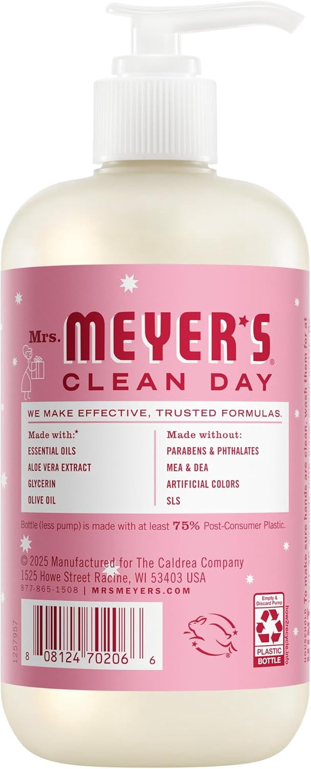 Mrs. Meyer's Clean Day Liquid Hand Soap, Peppermint, 12.5 oz