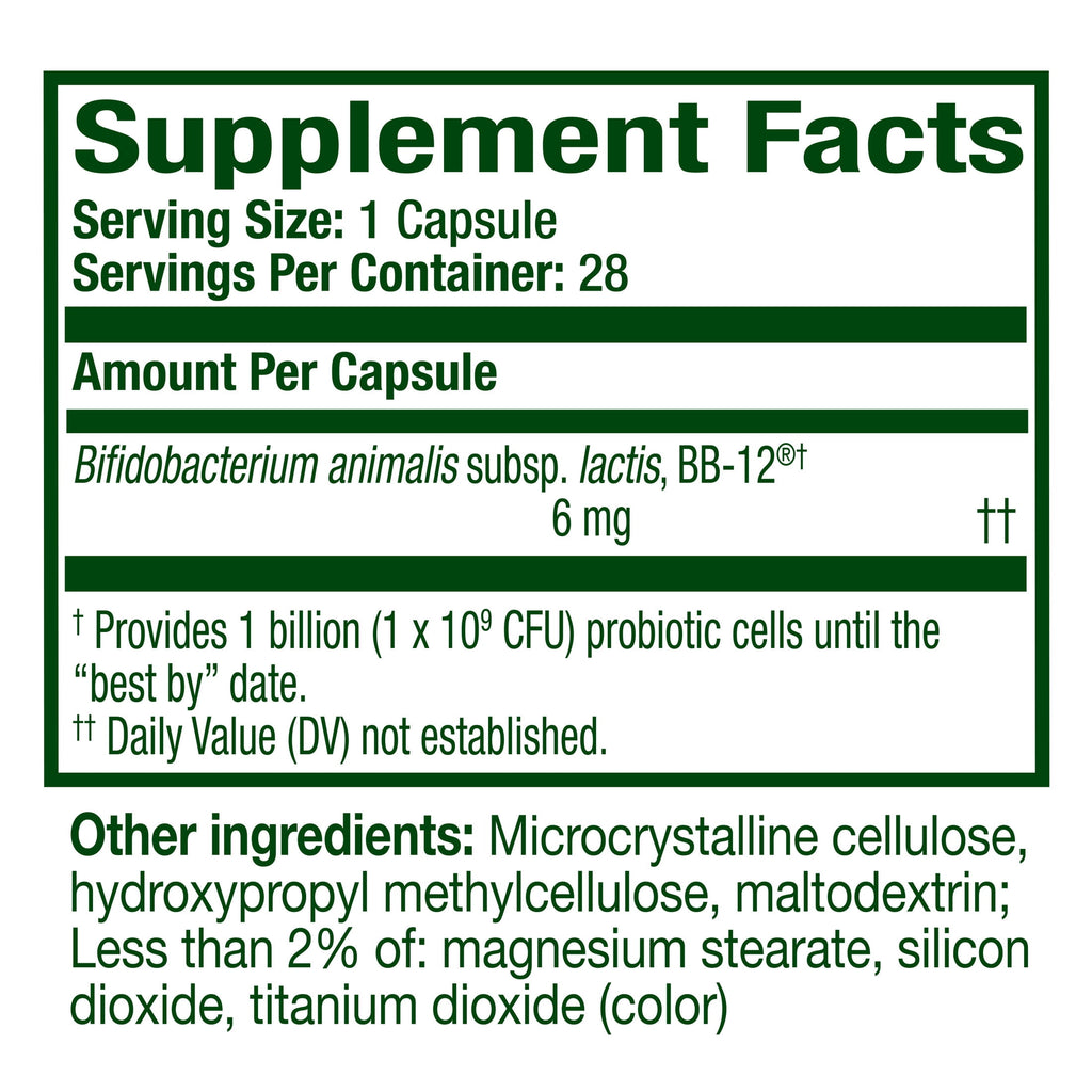 Align Probiotics Gut Health + Immune Support, Probiotic for Women and Men, 28 Capsules