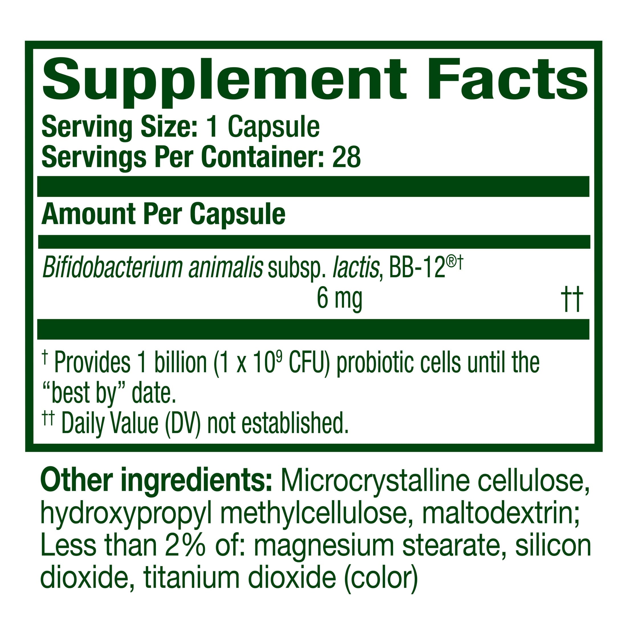 Align Probiotics Gut Health + Immune Support, Probiotic for Women and Men, 28 Capsules