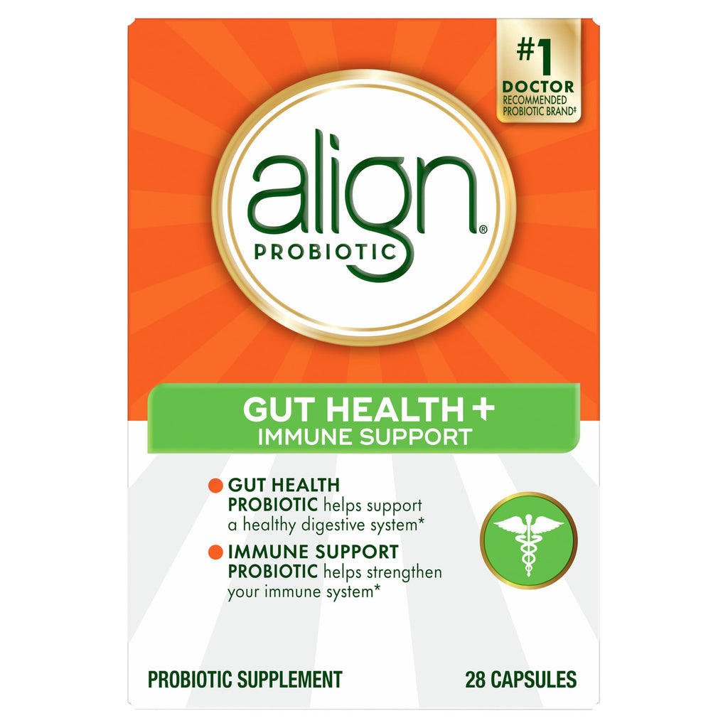 Align Probiotics Gut Health + Immune Support, Probiotic for Women and Men, 28 Capsules