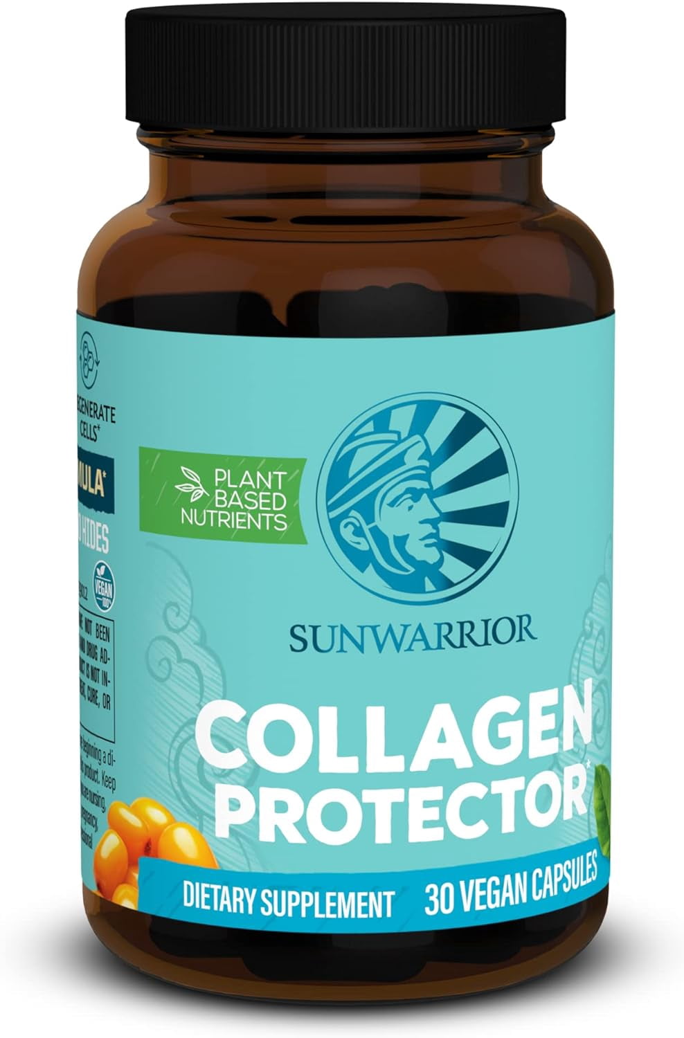 Plant-Based Collagen Protector Capsules with Vitamin C and Biotin