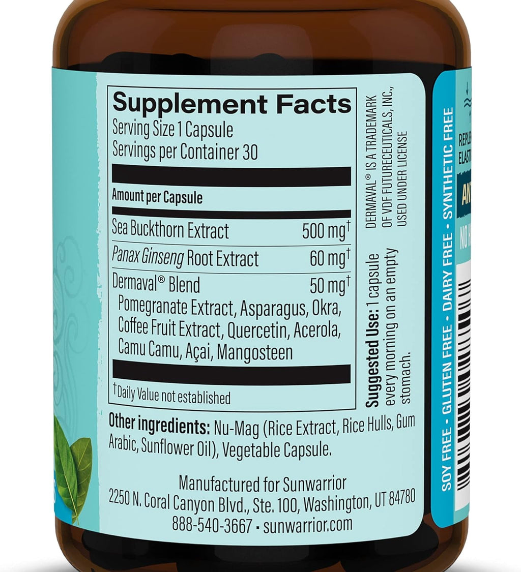 Plant-Based Collagen Protector Capsules with Vitamin C and Biotin