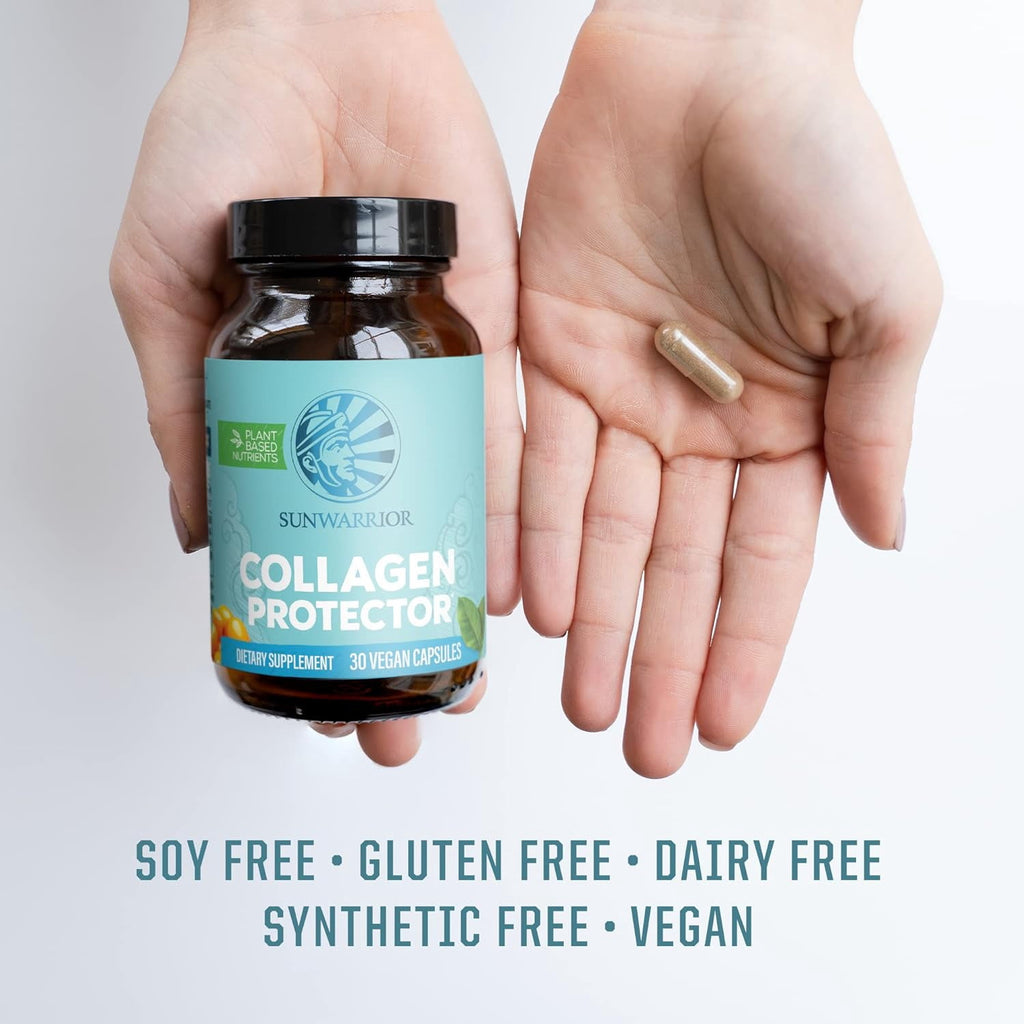 Plant-Based Collagen Protector Capsules with Vitamin C and Biotin