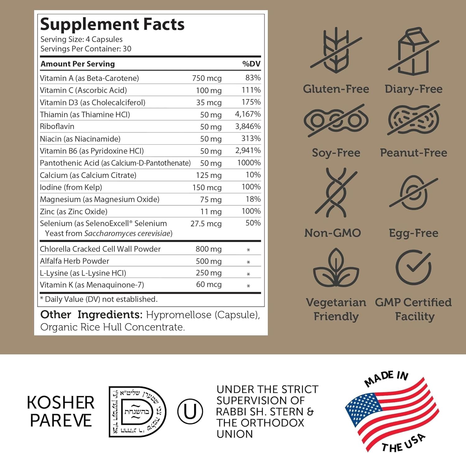 Zahler - HeightFactor Healthy Growth Factor - 120 Capsules