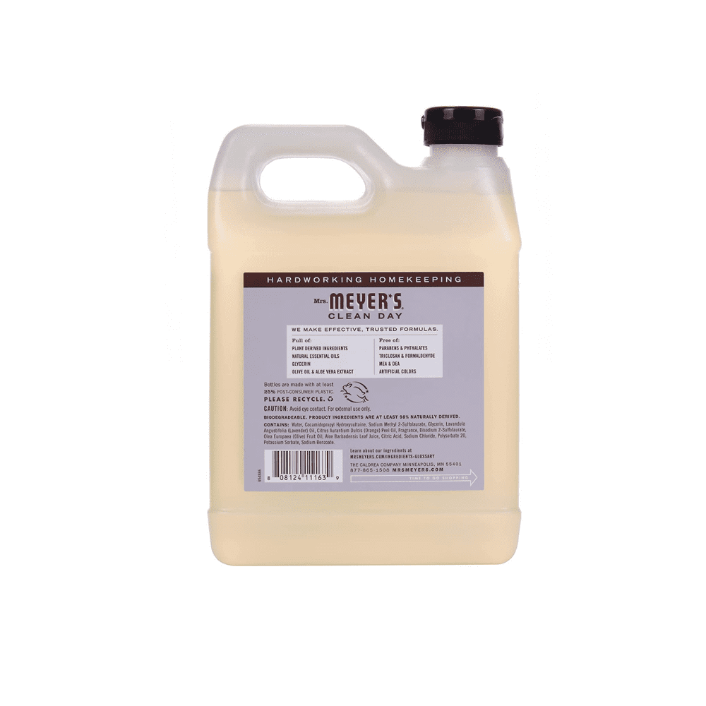 Mrs. Meyer's Liquid Hand soap Refill 6 Scent Variety, 33 oz each, 1 CT Variety Pack