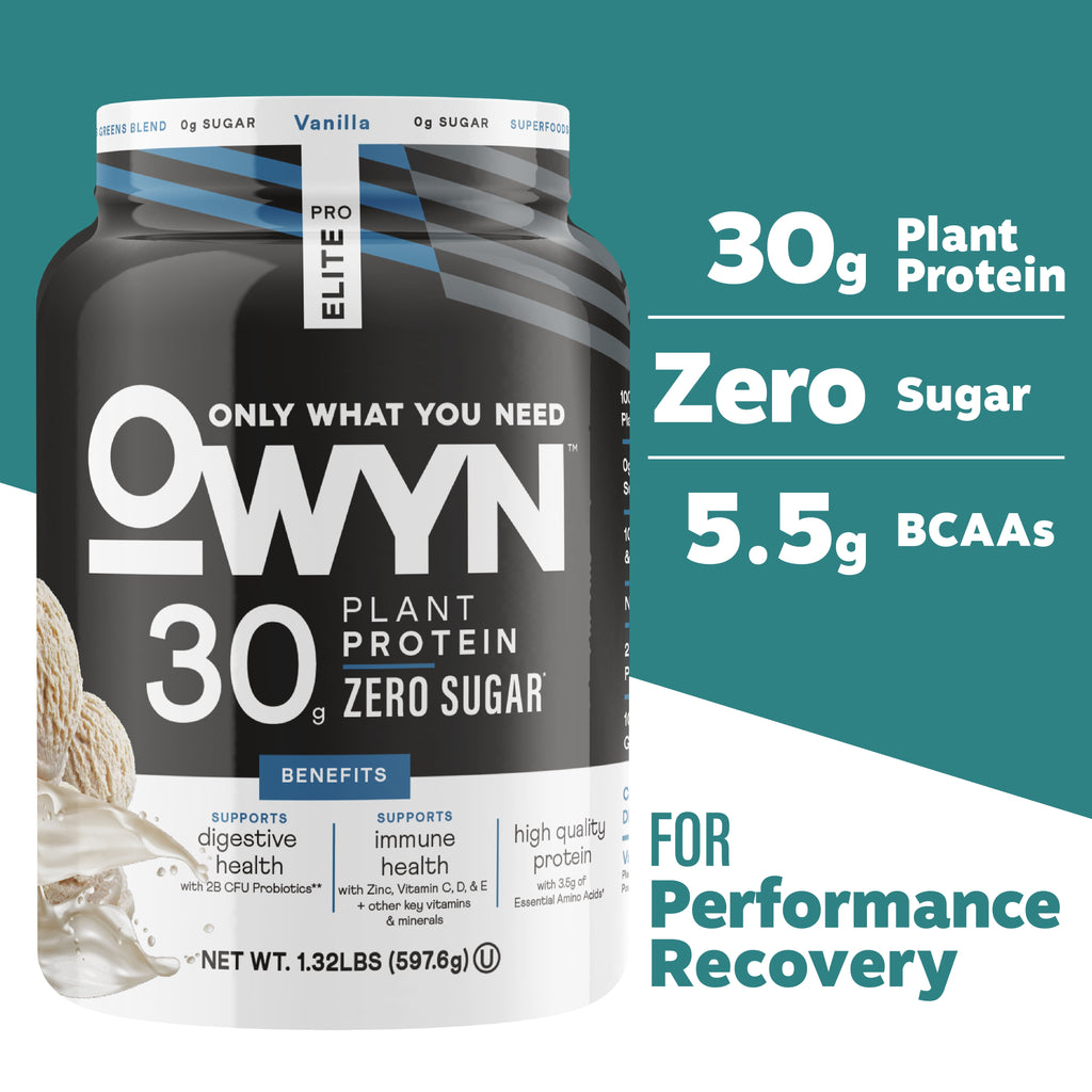 OWYN Pro Elite 30g High Protein Powder, Vanilla, Single