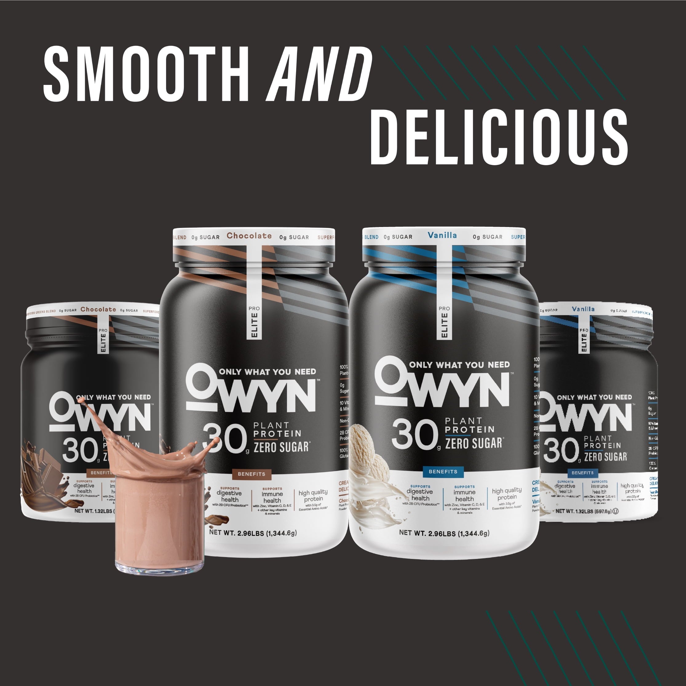 OWYN Pro Elite 30g High Protein Powder, Vanilla, Single