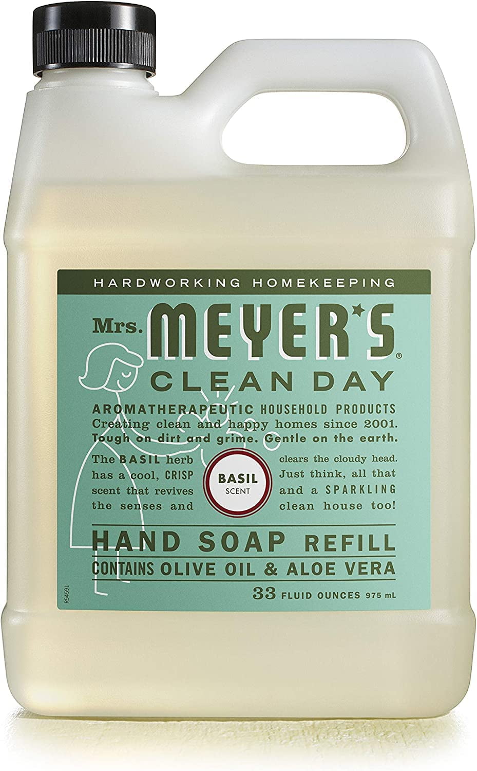 Mrs. Meyer's Liquid Hand Soap Refill Variety, 1 Lemon Verbena, 1 Basil, 1 Lavender, 33 oz each, 3 CT