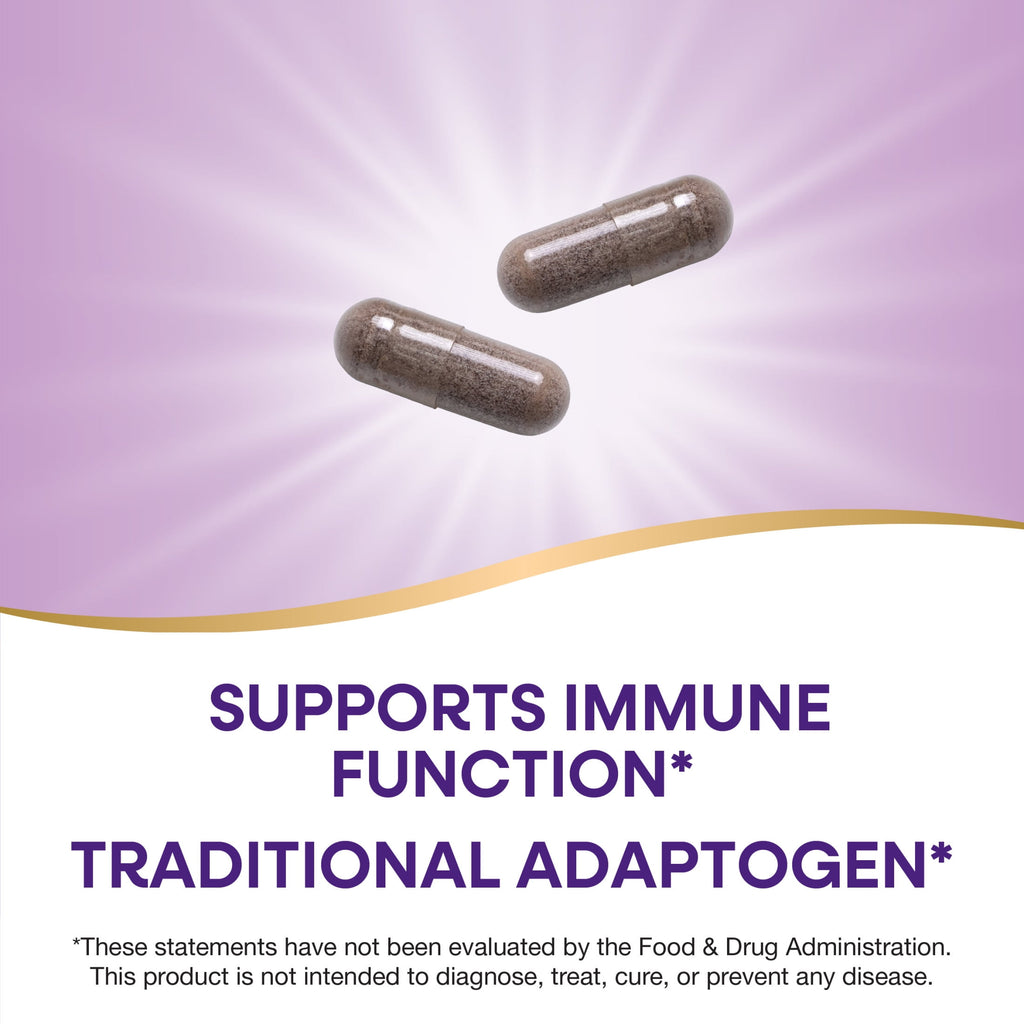 Nature’s Way Reishi Mushroom Premium Extract Capsules, Supports Immune Function*, Unisex, 100 Count