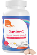 Zahler Junior C Advanced Chewable Vitamin C for Kids - Immune Support Kids Vitamins in Delicious Orange Flavor - Kosher Kids Vitamin C for Immunity - Vitamin C Chewable Antioxidant - (500 Count)