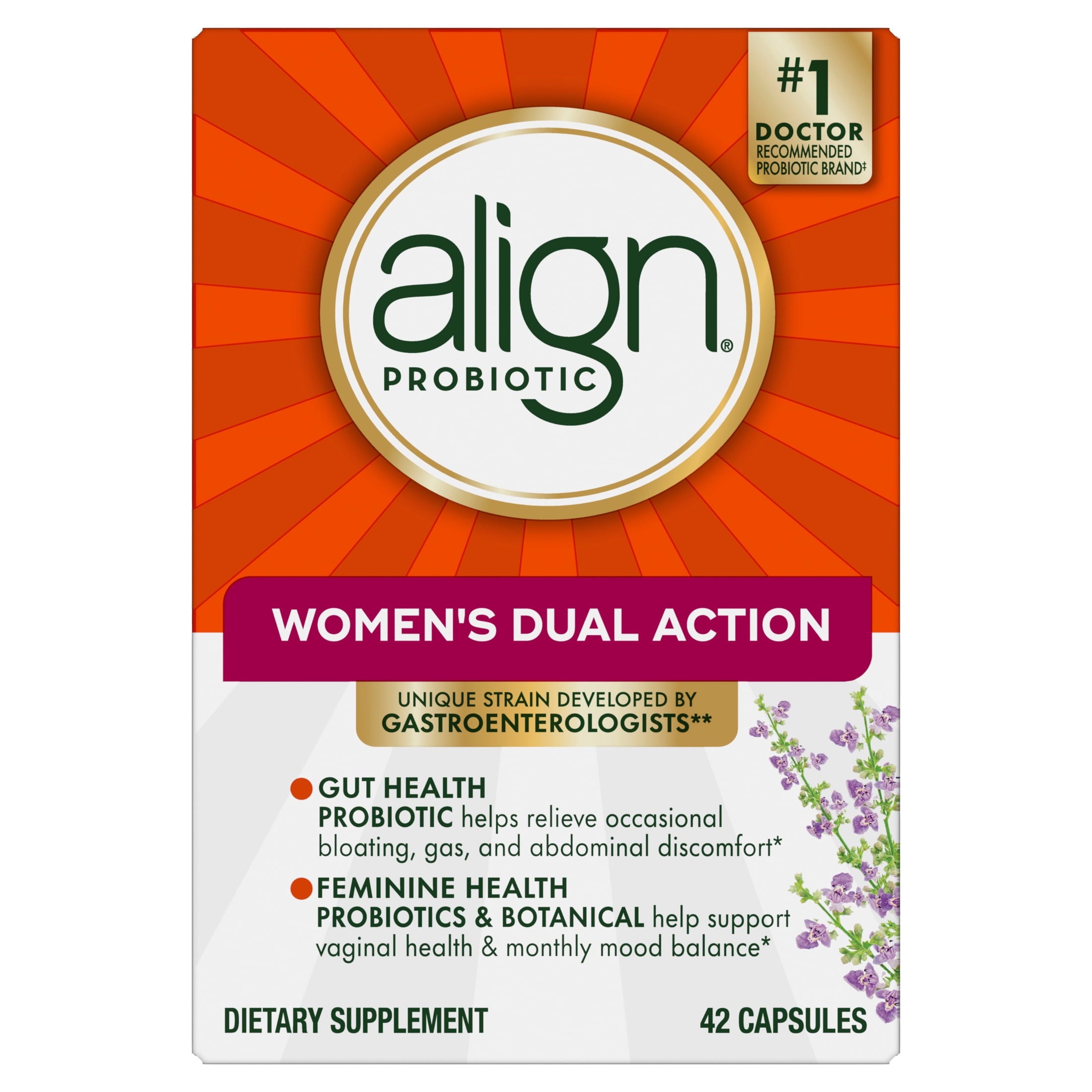 Align Probiotic, Women's Dual Action, 42 Capsules