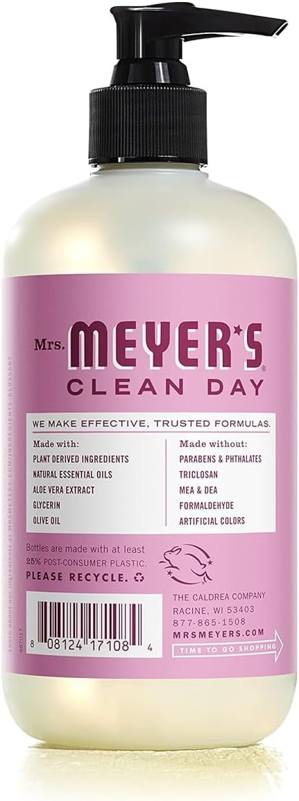 Mrs. Meyer’s Clean Day Variety, 2 Liquid Hand Soap 12.5 oz, 1 Liquid Dish Soap 16 fl oz (Basil)