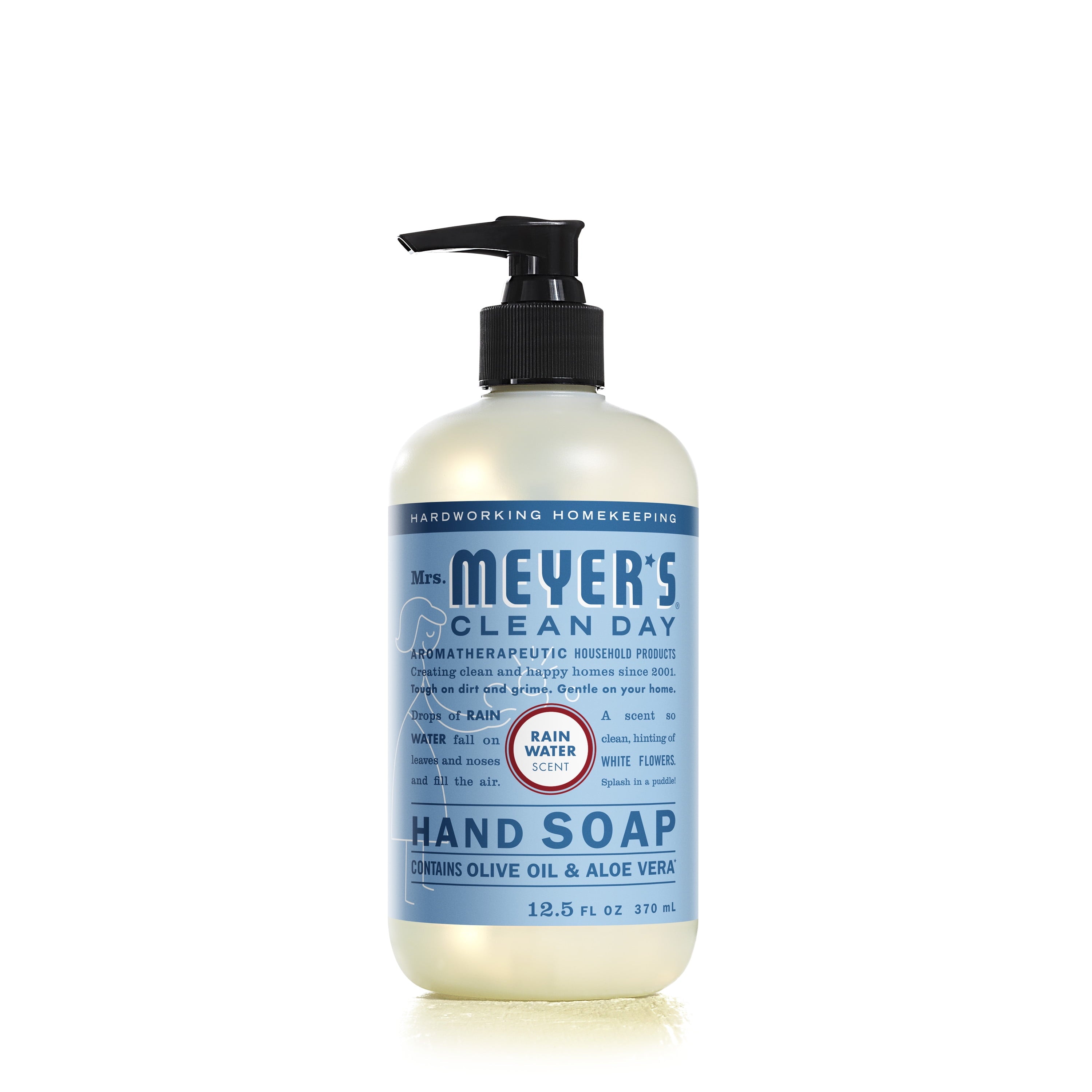 Mrs. Meyer's Clean Day Hand Soap Liquid, Rain Water, 12.5 fl oz (3 pack) (Bundle)