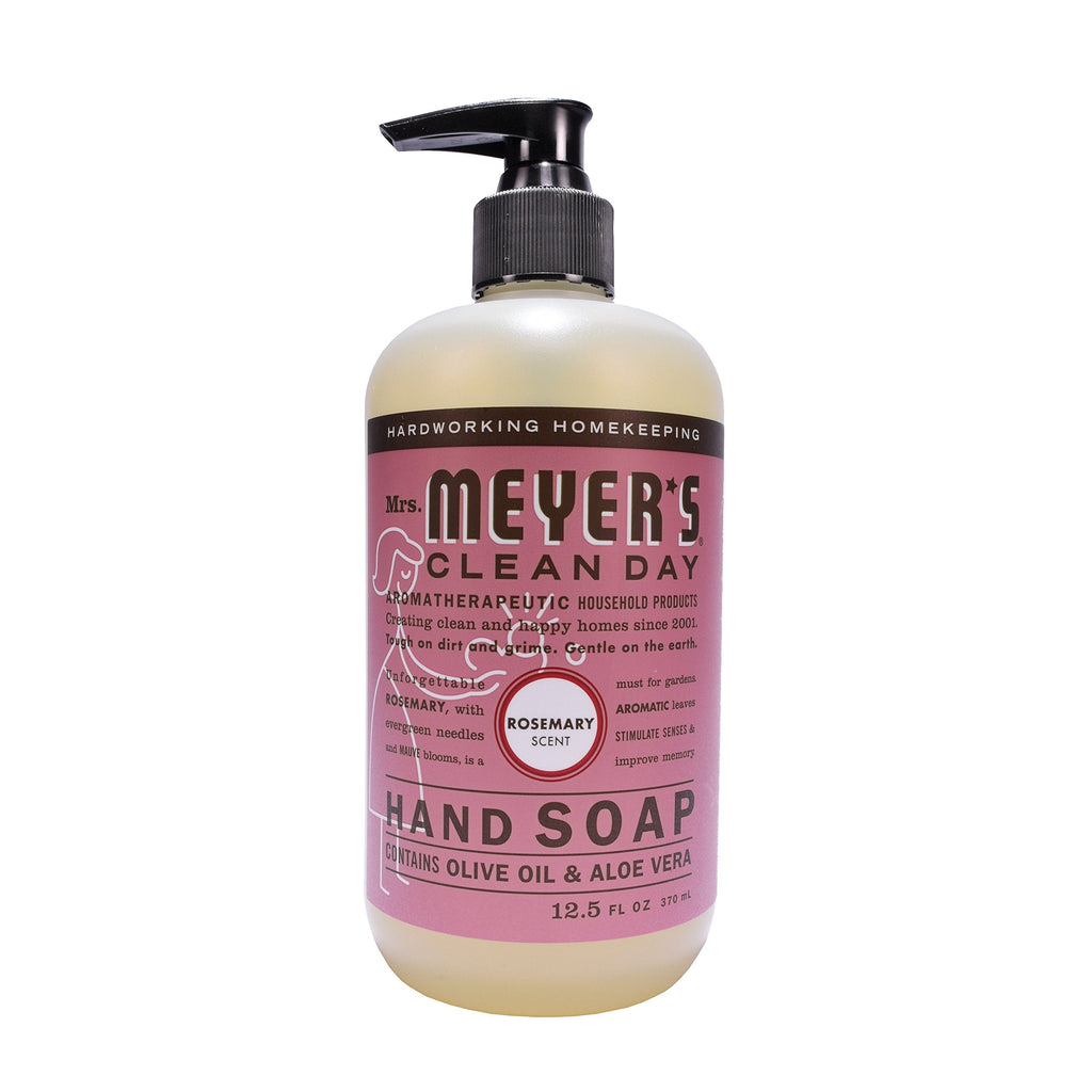 (3 Pack) Mrs. Meyer's Clean Day Liquid Hand Soap, Rosemary Scent, 12.5 oz