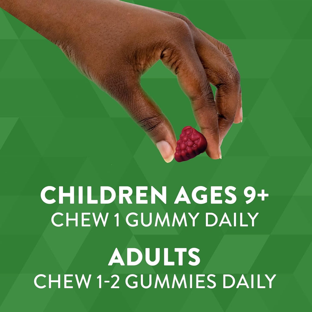 Nature's Way Mixed Berry Flavored 22 mg Zinc Gummy 120 Gummies