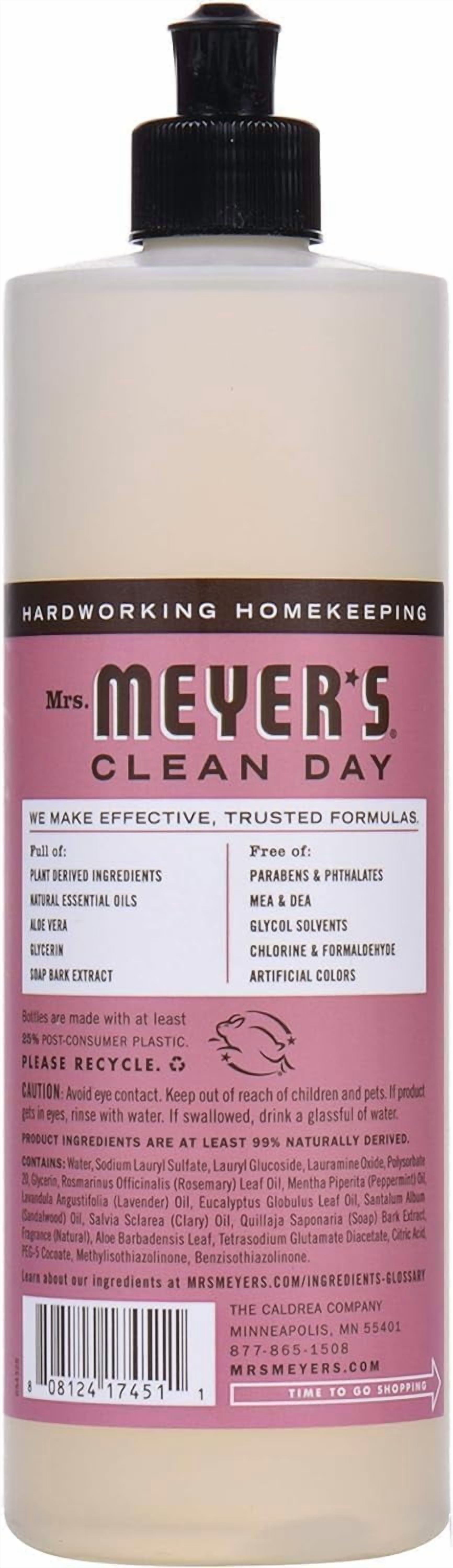 Mrs. Meyer’s Clean Day Variety, 2 Liquid Hand Soap 12.5 oz, 1 Liquid Dish Soap 16 fl oz (Geranium)
