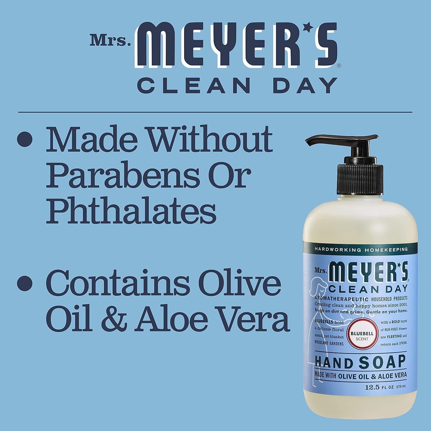 Mrs. Meyer’s Clean Day Variety, 2 Liquid Hand Soap 12.5 oz, 1 Liquid Dish Soap 16 fl oz (Geranium)