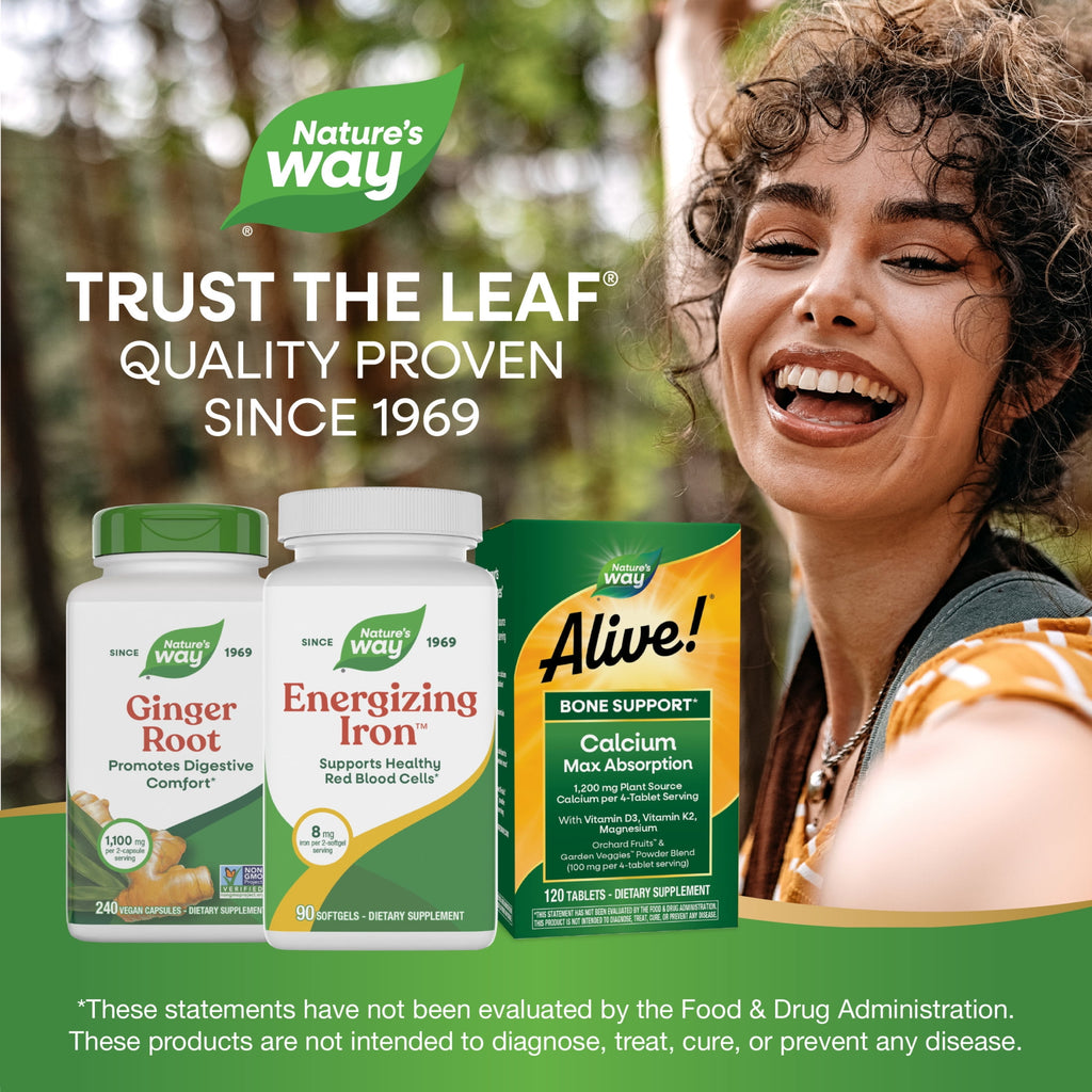 Nature's Way Energizing Iron Softgels, Supports Healthy Red Blood Cells*, Iron  &amp; Vitamin B12, 90ct