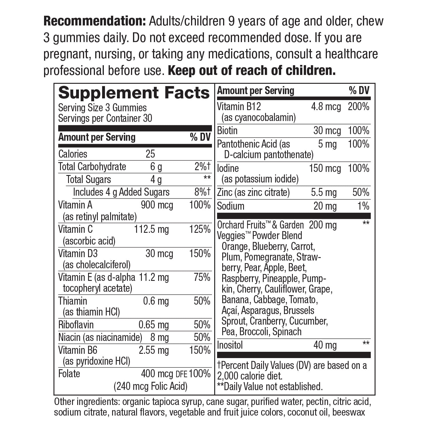 Nature's Way Alive! Premium Gummy Multivitamins, 14 Vitamins &amp; Minerals, 90 Gummies