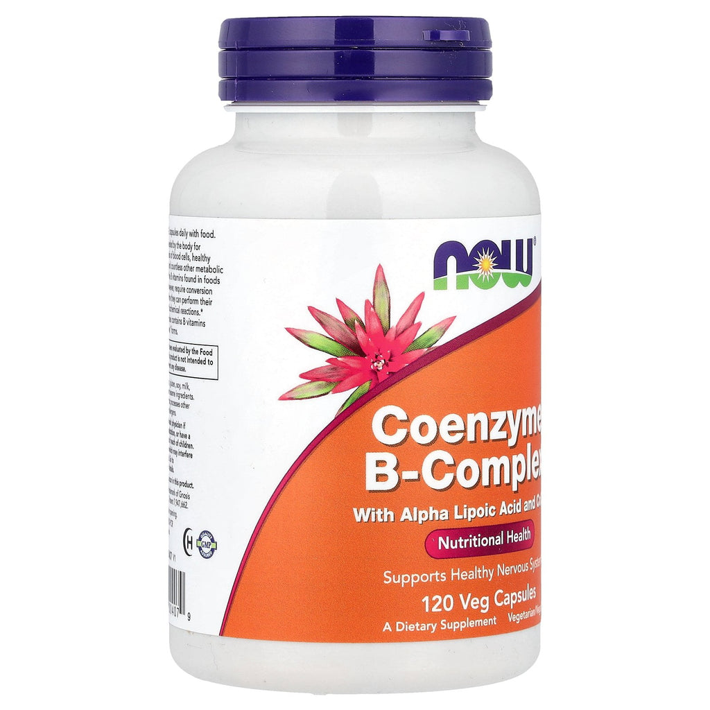 NOW Foods Coenzyme B-Complex With Alpha Lipoic Acid and CoQ10, 120 Veg Capsules
