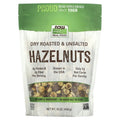 Now Foods Dry Roasted &amp; Unsalted Hazelnuts 16 oz Bag