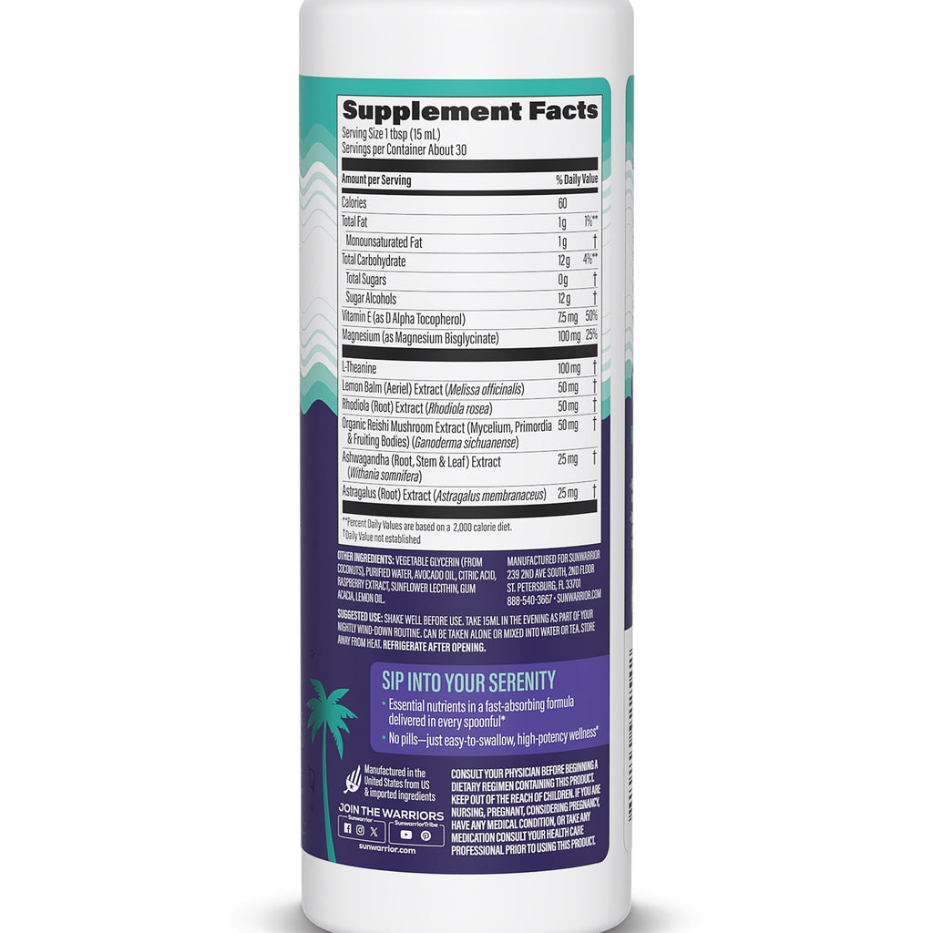 US Dream P.M. Magnesium and Adaptogens Raspberry Citrus 450ml Bottle (30 srv)