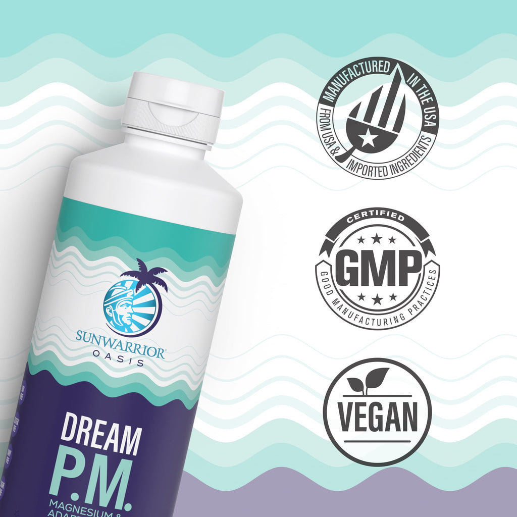 US Dream P.M. Magnesium and Adaptogens Raspberry Citrus 450ml Bottle (30 srv)