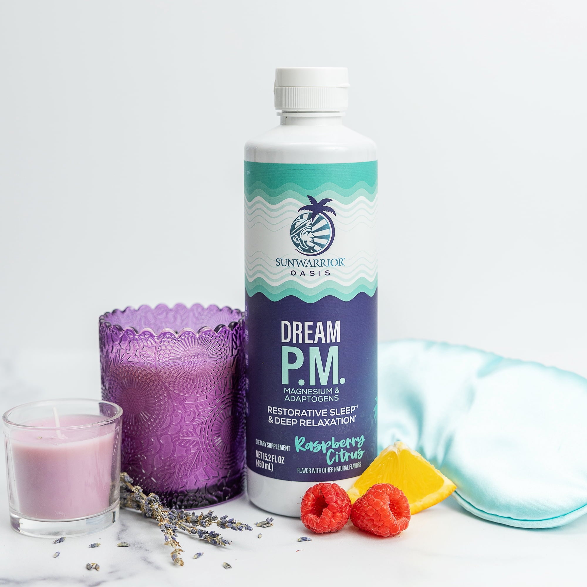 US Dream P.M. Magnesium and Adaptogens Raspberry Citrus 450ml Bottle (30 srv)