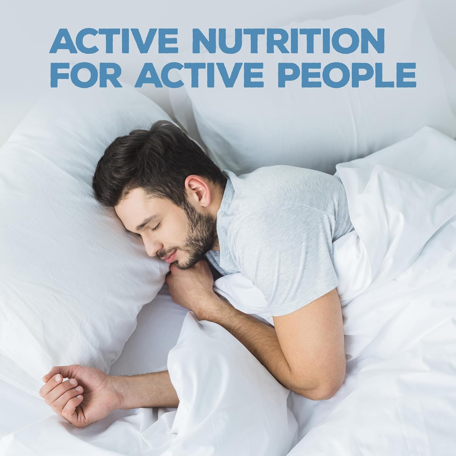 Sunwarrior Active Sleep &amp; Restore Magnesium Sleep Supplements for Adults, Gluten-Free, 60 Capsules