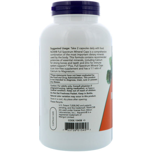 Full Spectrum Mineral Caps - 240 Capsules