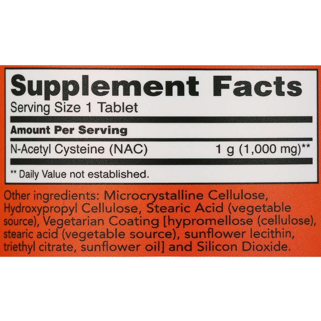 Now Foods, NAC, 1000 mg, 120 Tablets (Pack of 2)