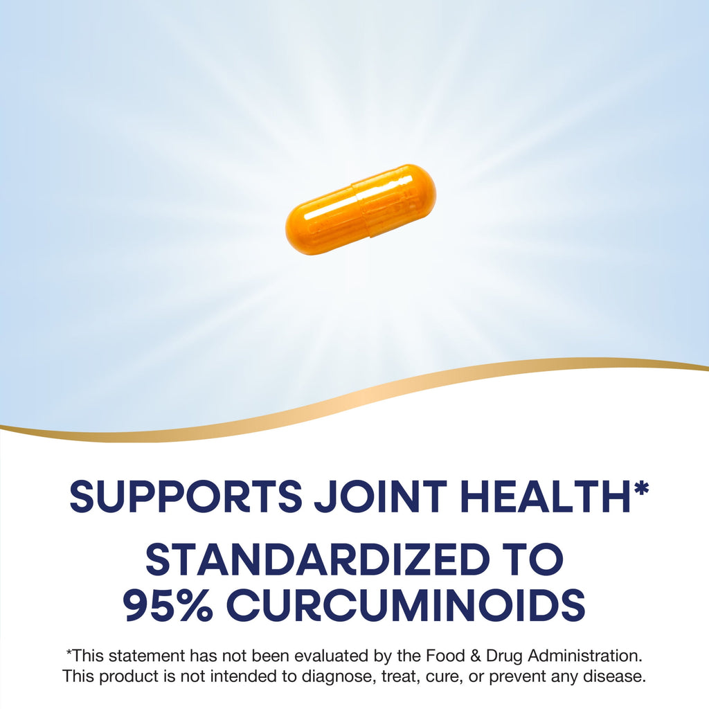 Nature's Way Premium Extract Turmeric Max Potency‡ Capsules, Supports joint health*, Unisex, 60ct
