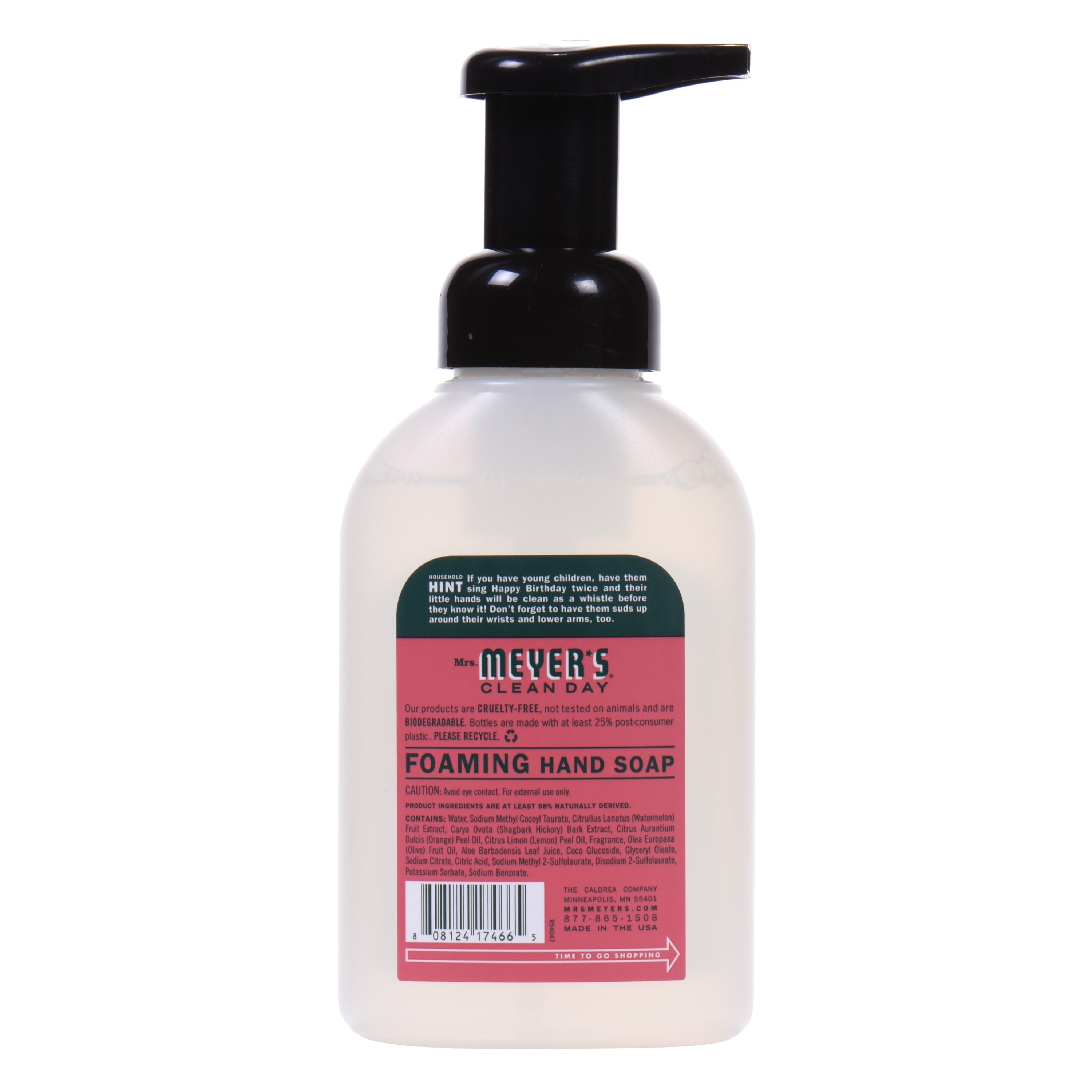 Mrs. Meyer's Foaming Hand Soap, Watermelon, 10 OZ (Pack of 3)