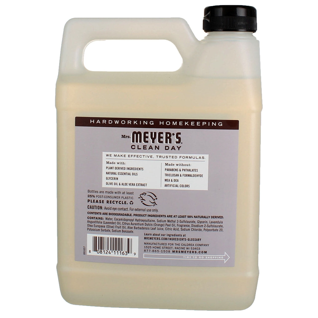 Mrs. Meyer's Clean Day Hand Soap, Lavender, 33 fl oz (3 pack)
