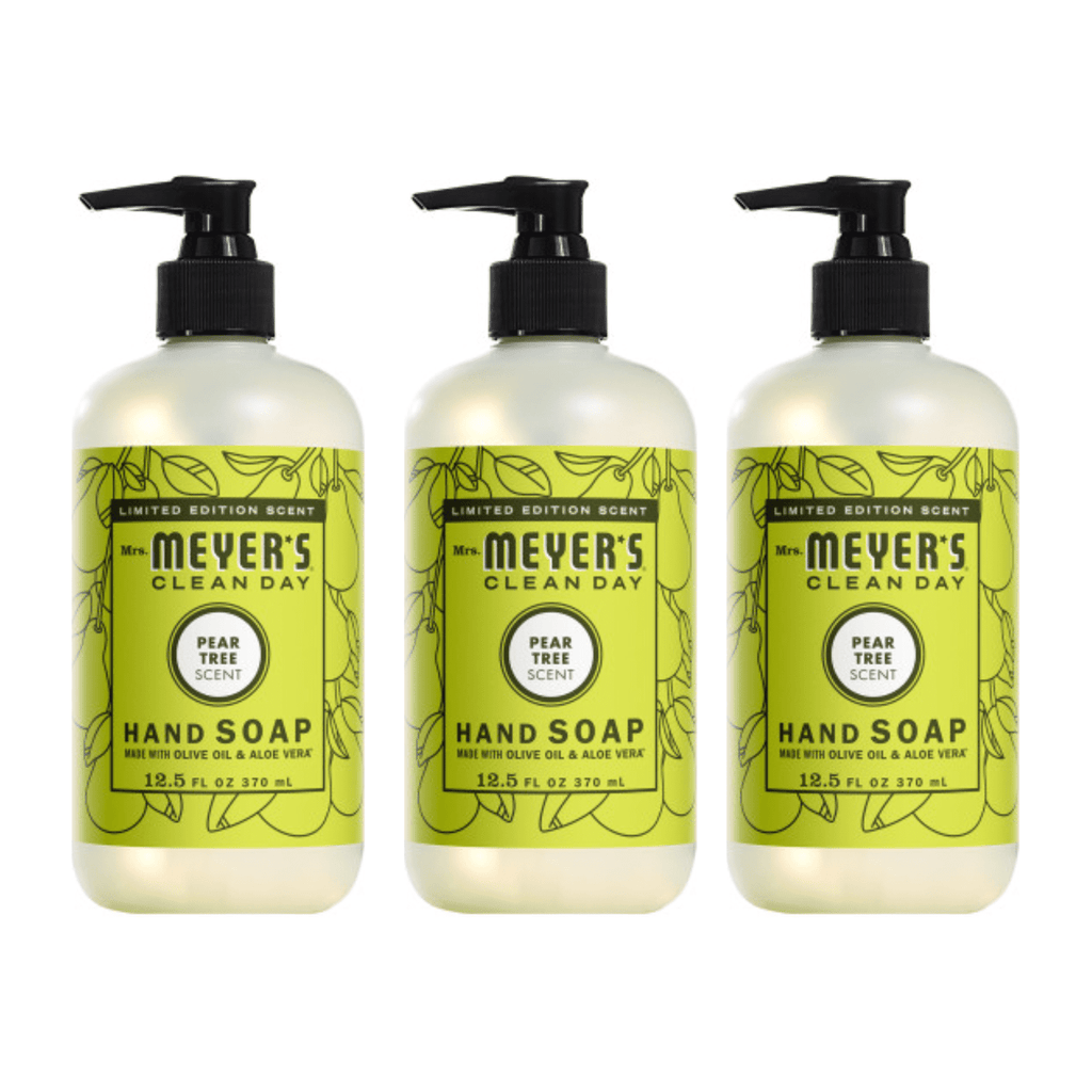 Mrs. Meyer’s Clean Day Liquid Hand Soap, Pear Tree, 12.5 FL oz (Pack - 6)