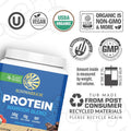 Sunwarrior Warrior Blend Mocha Vegan Protein Powder 15 Servings
