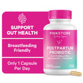 Pink Stork Postpartum Probiotics for Women with Ashwagandha and Chamomile, 30 Capsules