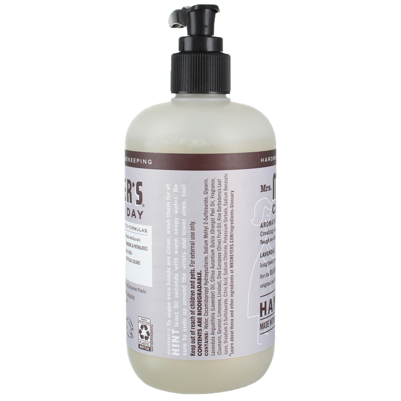 Mrs. Meyers Clean Day Hand Soap, Lavender, 12.5 oz (Pack of 4)