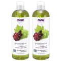 Now Foods Grape Seed Oil, 32 Oz (16Oz X2)