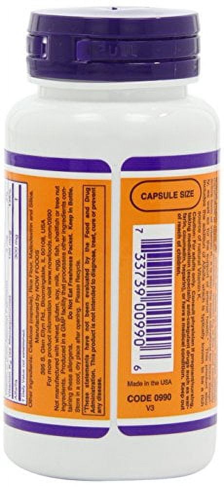 NOW Foods Vitamin K-2,100mcg, 100 caps (Pack of 2)