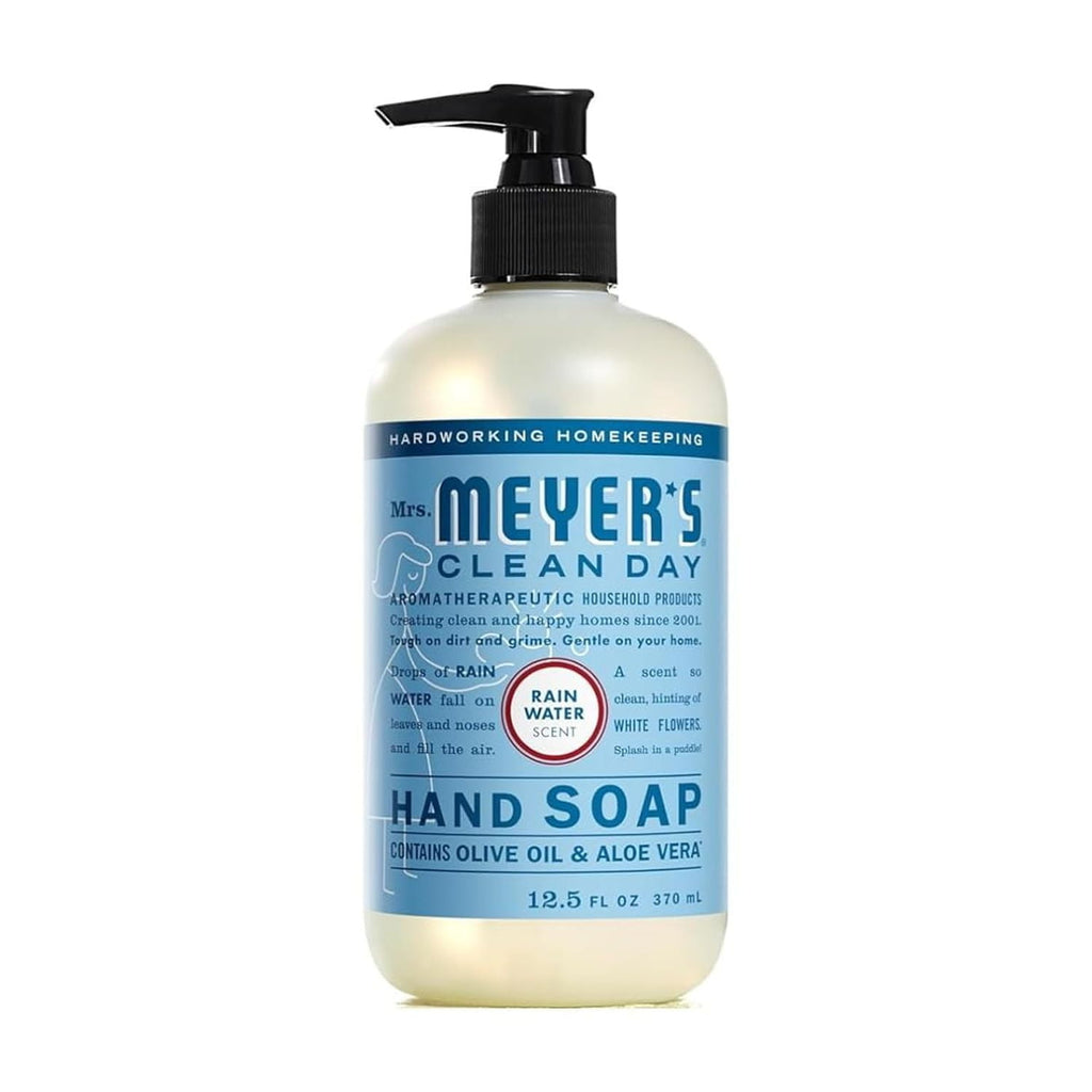 Mrs. Meyer’s Clean Day Liquid Hand Soap 4 Pack Variety, Honeysuckle, Rain Water, Compassion Flower, &amp; Lemon Verbena, 12.4 OZ Each, 1 CT Variety Pack