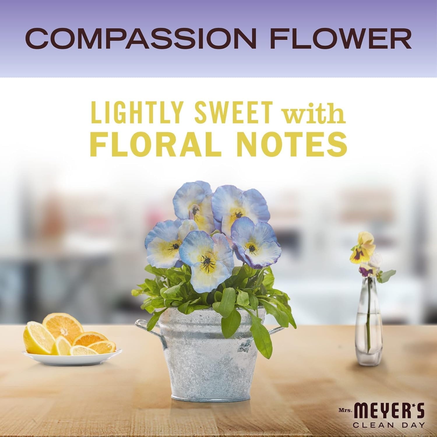 Mrs. Meyer’s Clean Day Liquid Hand Soap 4 Pack Variety, Honeysuckle, Rain Water, Compassion Flower, &amp; Lemon Verbena, 12.4 OZ Each, 1 CT Variety Pack