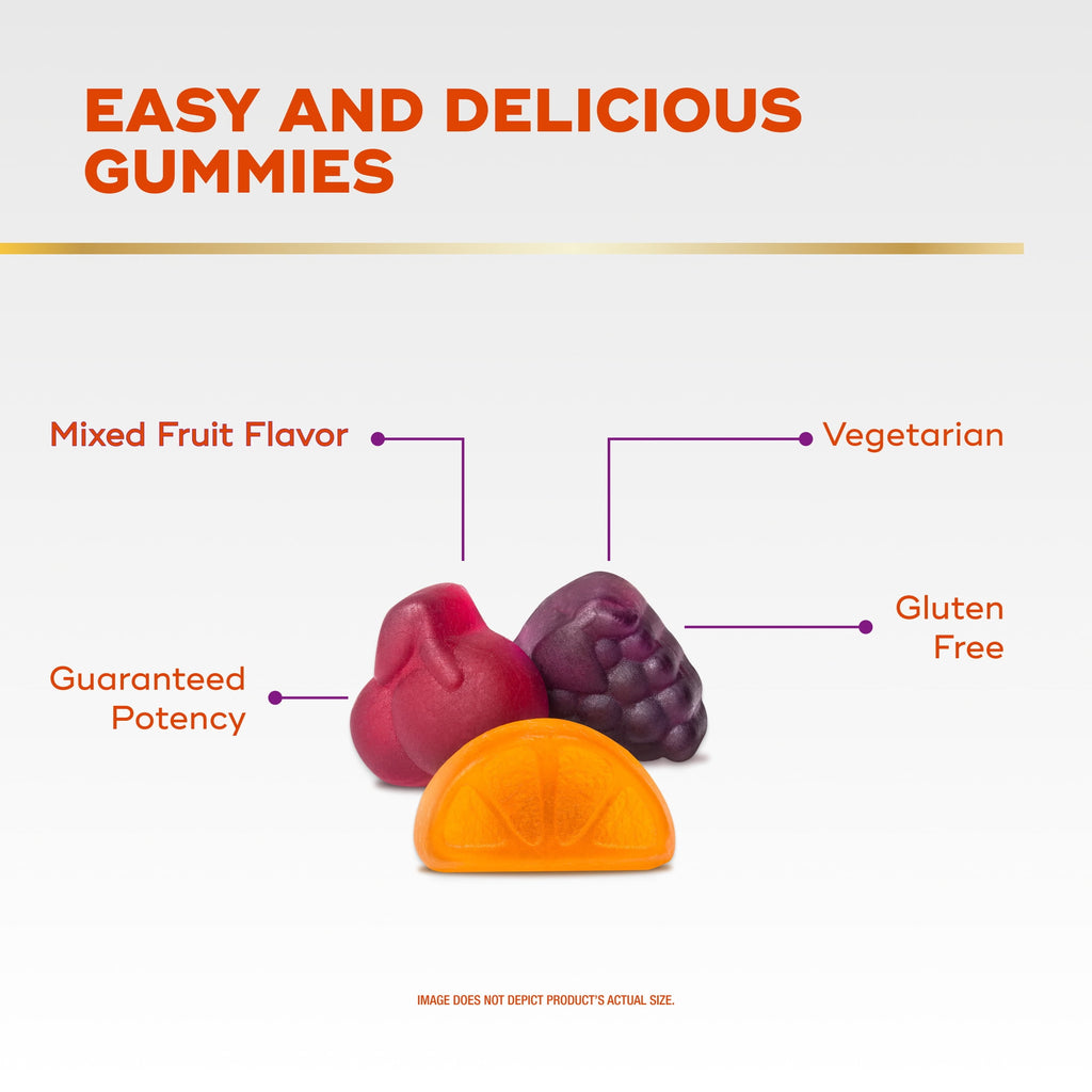 Align Dualbiotic, Prebiotics and Probiotics for Women and Men, Fruit Flavor, 60 Gummies
