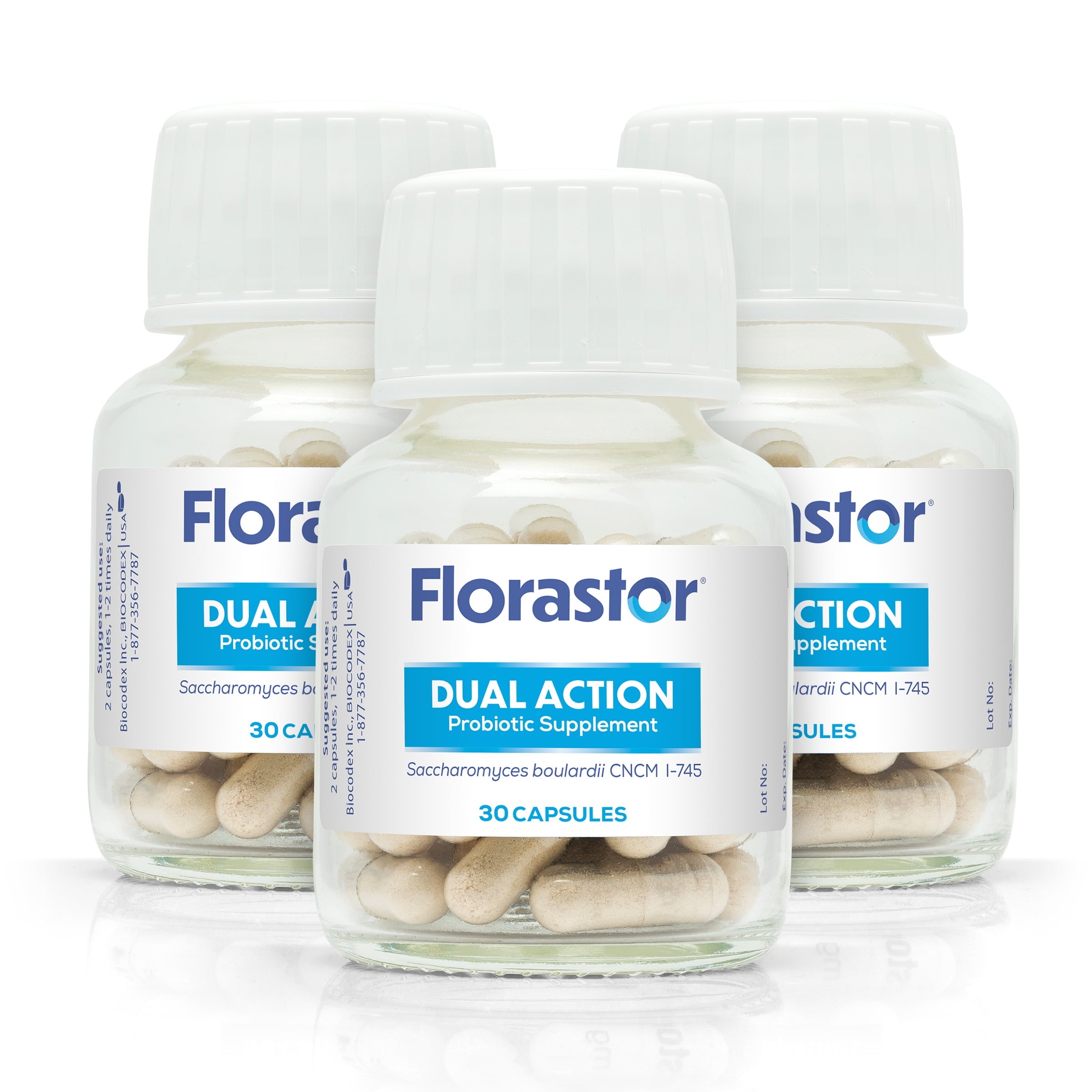 Florastor Daily Probiotic for Women &amp; Men with Saccharomyces Boulardii CNCM I-745, 90ct